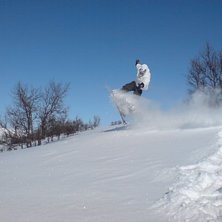 &Aring;kning p&aring; fj&auml;llet.. Foto: Linus Krantz. &Aring;kare: Jens Jonsson.