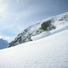 En h&auml;rlig or&ouml;rd repa i Brevent. Foto: Viktor Sundvall. &Aring;kare: Sebastian Westberg.