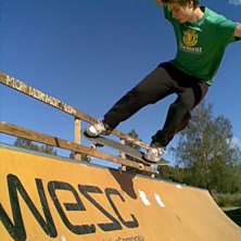 Fakie Disaster. Foto: Rasmus. &Aring;kare: Jag.