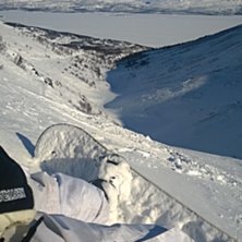 Offpisten i bj&ouml;rkis.