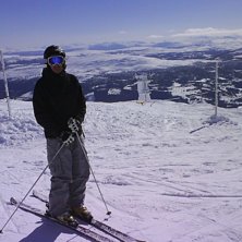 en sk&ouml;n dag att &aring;ka p&aring;. Foto: Peter Andersson. &Aring;kare: Stefan Andersson.