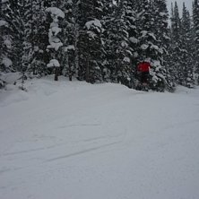 Hitting windlips on the Wolverine at Sunshine. Foto: George Beaton. &Aring;kare: Jamie Hunter.