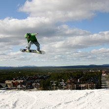 I spent the beginning of the month of may in Ruka . Foto: Jurgen Haider. &Aring;kare: Brian Wolfe.