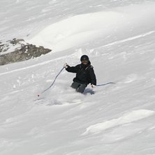 vindpackat och ett littet dropp.. men kul va de:). Foto: skidguiden Oscar. &Aring;kare: Staffan Zackrisson.