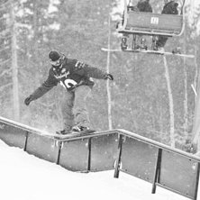 ShakeIts Down Flat Down Rail.. Foto: the bunch bag. &Aring;kare: Andreas Jakobsson.