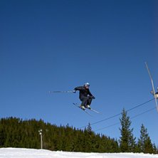 Big jump p&aring; avslutningshelgen. Foto: Anna Andreasson. &Aring;kare: Johannes Nilsson.