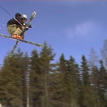 H&auml;r g&ouml;r jag en mutegrab.. Foto: Sebastian Malm. &Aring;kare: Gustav Bj&ouml;rkman.