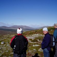 Fj&auml;llvandring i L&ouml;va&aring;sen, Gr&ouml;velsj&ouml;fj&auml;llen. .
