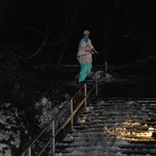 Fett sk&ouml;nt handrail vid vik! Kommer nog synas en . Foto: Jon. &Aring;kare: Jag.