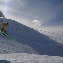 Inte v&auml;rldens b&auml;sta kicker! Full fart men landar. Foto: Jonas Hammer. &Aring;kare: Mattias B&ouml;rjesson.