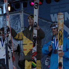 Foto: Flip McCririck /Shazamm/ESPN Images. &Aring;kare: Candide Thovex - Gold Medal, Sammy Carlson - Silver Medal, Colby West - Bronze Medal.