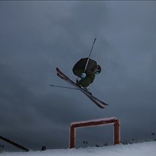 En 540 &ouml;ver stocken i kanis.. Foto: Andreas Grahn. &Aring;kare: Anton Olsson.