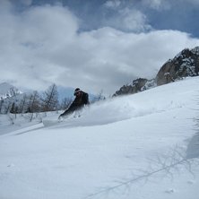 Micke goes powpow. Foto: Bo Liljefors. &Aring;kare: Mikael Kastengren.