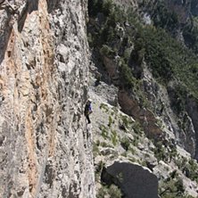 V&aring;rt f&ouml;rsta bes&ouml;k vid Tete d&amp;#039;Aval och . Foto: Christian T&uuml;rk. &Aring;kare: Michele, alias Micky.