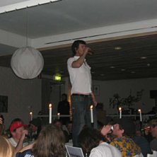 Foto: Ola Melin. &Aring;kare: &Ouml;ppningstal under Banketten..