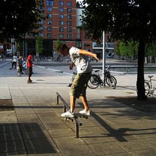 boardslide jjaoo. Foto: Victor Olaisen. &Aring;kare: Tobias Eklund.