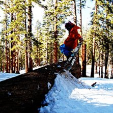 &Aring;kare: Garrett Russell, Nose Block, Mammoth Mountain.