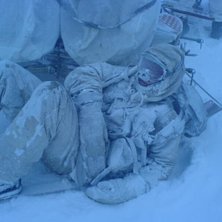 Sn&ouml;storm p&aring; fj&auml;llet..  komatroll. Foto: Bengtsson.