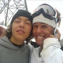 jag o Jon p&aring; afterskin....