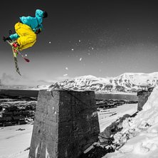 Ettermiddagsjibb p&aring; en gammel gruve.. Foto: Francisco Mattos. &Aring;kare: Paal A. Lund.