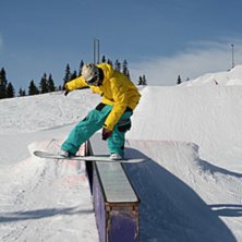 Fet dag i solen i Trysil Parken!. Foto: Hampus Schullstr&ouml;m. &Aring;kare: Patric Jansson.