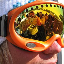 en j&auml;vligt soft dag p&aring; lodgen, det b&auml;sta som h�. Foto: Linda Olsson. &Aring;kare: Jonas Karlsson.