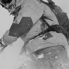 Kom 50 cm &ouml;ver en natt, dagen efter var det blueb. Foto: Anna Holmquist. &Aring;kare: Tomas Pettersson.