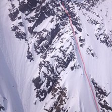 First descent i Cordova Alaska. Namn: Swedish Dogs. Foto: JA. &Aring;kare: Jag, Markus K, Jojjo, Z, Legendaren och Mad Dog.