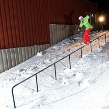 Inte den b&auml;sta bilden eftersom jag just landat ef. Foto: Mats kahlstr&ouml;m. &Aring;kare: Elias Henderson.