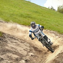 premier p&aring; ekans downhill bana. Foto: hugo Ljungquist.