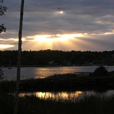 Viken vid sommarstugan i Blekinge.. Foto: Erik Thorsell.