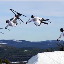 Jag i J&auml;rvs&ouml;backen!!. Foto: Frasse Fransson. &Aring;kare: Andreas Fransson.