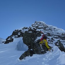 L&auml;tt kl&auml;ttring men sv&aring;rs&auml;krat, lugn Kuusamo-st. Foto: tryggve tir&eacute;n.