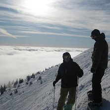 ganska fint n&auml;r man kom upp(=. Foto: Jag. &Aring;kare: bror &amp;amp; stefan.