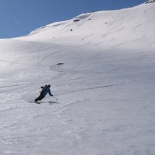 Amerikan p&aring; villov&auml;gar i svenska fj&auml;llen!. Foto: Emil Olsson. &Aring;kare: John E Wilcoxen.