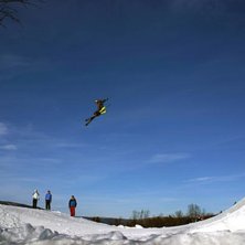Big jump last year Geilo. Foto: Andreas L. &Aring;kare: Thomas Aaby.
