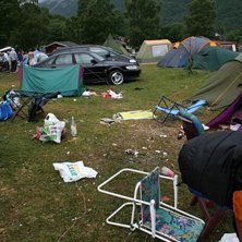 campen p&aring; stryn.. . Foto: gu.