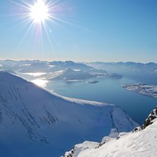 Bildet er tatt p&aring; vei opp mot toppen av Store K&aring;. Foto: Per Hasvold.