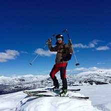 Toppen av Praahkoetj&aring;hke
. Foto: Daniel Karlsson.