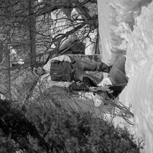 Andrea &amp;quot;andy&amp;quot; M tagen p&aring; kyrkog. Foto: ida eriksson.