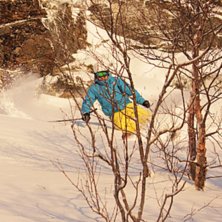 Magisk dag i Tottskogen,&Aring;re. Mellandagarna dec -1. Foto: Erik P&auml;ndel. &Aring;kare: Joel Eriksson.