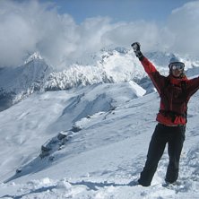 Bara att titta p&aring; utsikten &ouml;ver norden.. Foto: Filip. &Aring;kare: JaG.