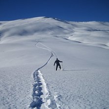 Favorit &aring;komr&aring;det i Dizin vid knappliften. . Foto: Anders Laaksonen. &Aring;kare: H&aring;kan Laaksonen.