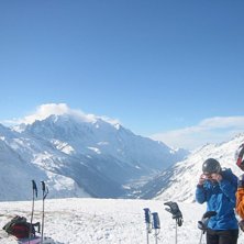 Fin dag i Chamonix.. Foto: Victor Runius. &Aring;kare: Beppen.