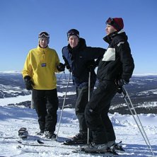 Utsikten fr&aring;n Hov&auml;rkens topp e allt annan &auml;n d�. Foto: Mattias Wondollek. &Aring;kare: Christoffer Edkvist, Jon Werkander, Marcus Jansson.