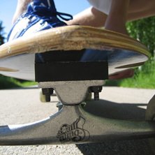 sk&ouml;nt med longboard, men ot&auml;ckt att luta sig fra. Foto: marcus wadsten. &Aring;kare: marcus wadsten.