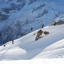 P&aring; v&auml;g ner mot Alagna.. Foto: Christopher Adermark. &Aring;kare: Magnus Forssell.