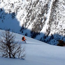 Early January and not much snow. But small resorst. Foto: Mikko Rapeli. &Aring;kare: Mika Kankainen.