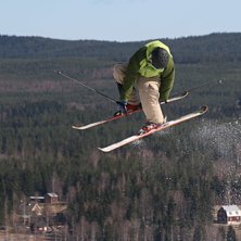 under jibbjam i kungsberget. Foto: Olle. &Aring;kare: Swanbeck.