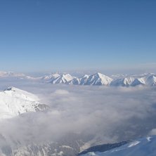 St&aring;endes p&aring; toppen av Sportgastein. Foto: bal.